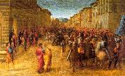  Francesco Granacci Entry of Charles VIII into Florence USA oil painting reproduction